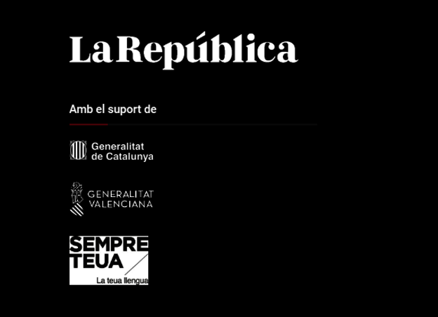 Captura de la web en la que se recoge el apoyo económico de la Generalitat valenciana. 