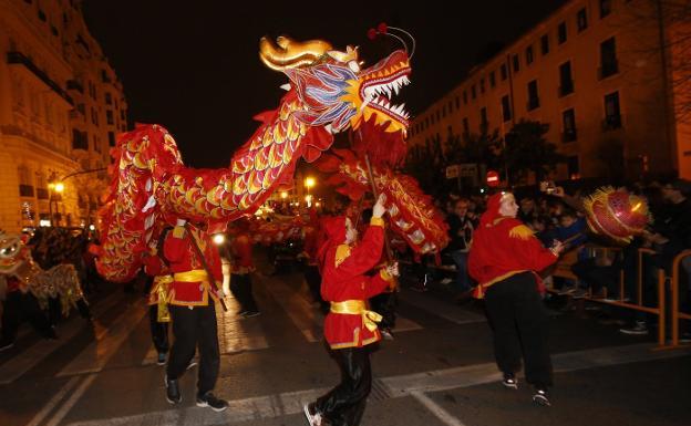 Celebración del año nuevo chino en Valencia