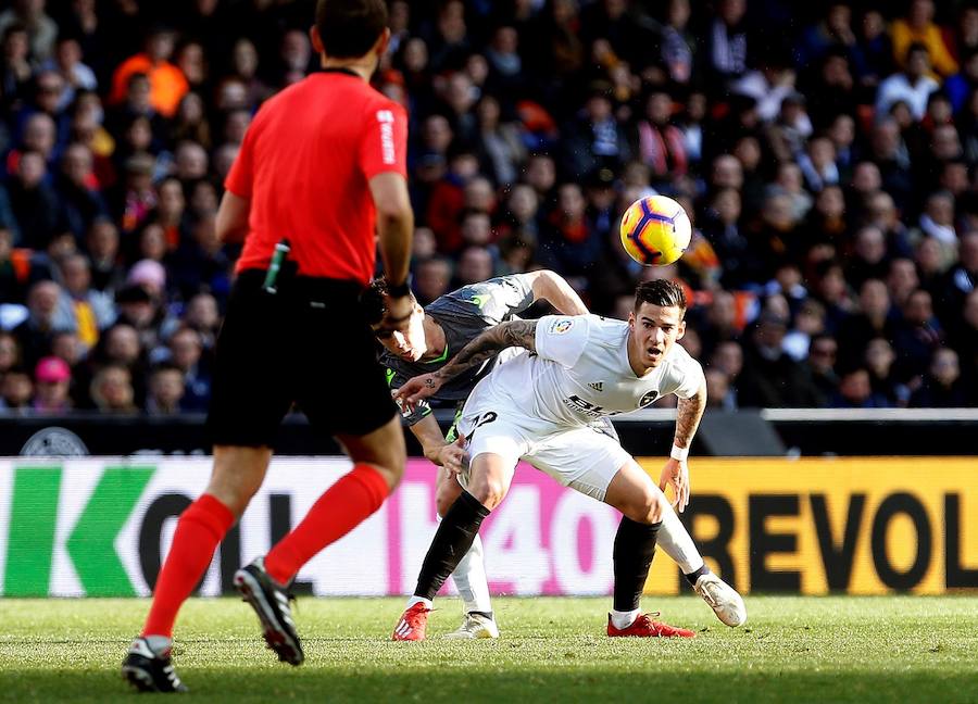 Estas son las imágenes que deja el partido de la jornada 23 de LaLiga en Mestalla