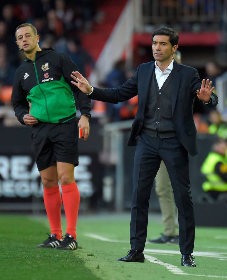 Estas son las imágenes que deja el partido de la jornada 23 de LaLiga en Mestalla