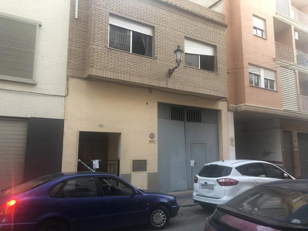 Fachada de la vivienda donde falleció la anciana. 