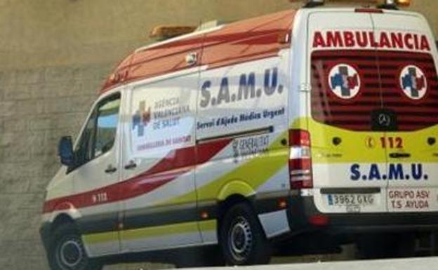 Una ambulancia del SAMU