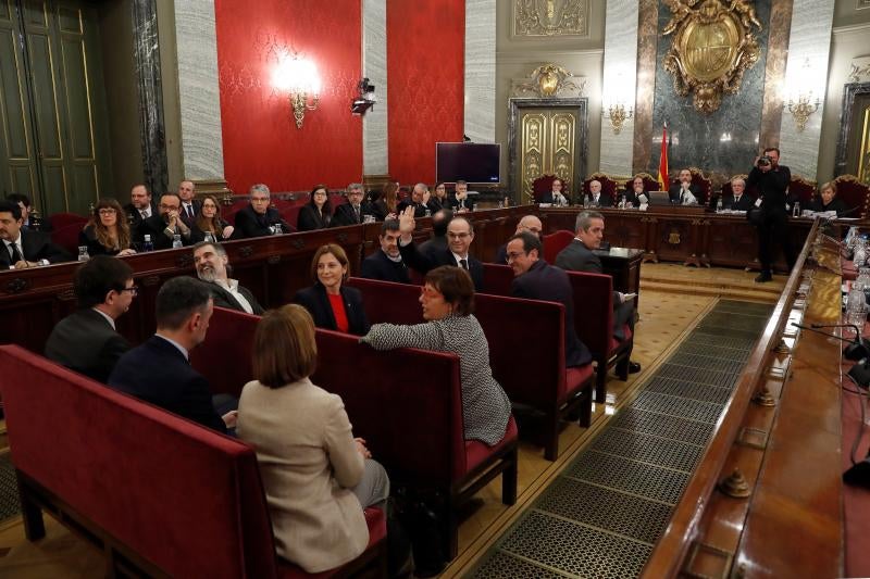 Comienza en el Tribunal Supremo el juicio por el proceso independentista en Cataluña.