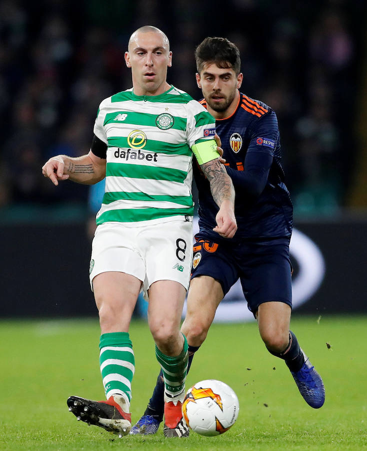 Fotos del partido Celtic- Valencia CF de la ida de dieciseisavos de final de la Europa League disputado en el Celtic Park.