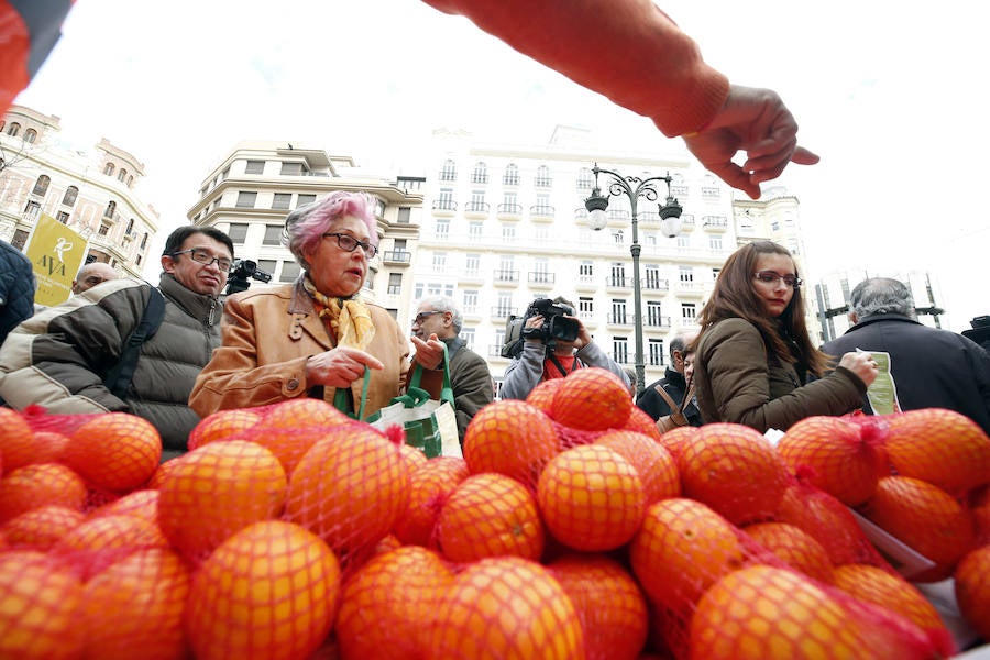 La Asociación Valenciana de Agricultores protesta este jueves por la crisis que atraviesa el sector