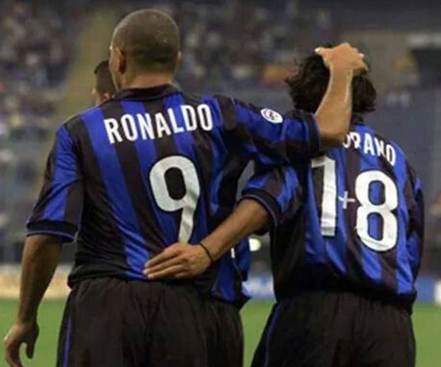 Ronaldo y Zamorano, en su paso por el Inter de Milán.