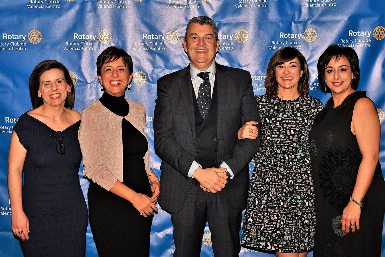 El Club Rotary Valencia-Centro celebró este viernes 15 de Febrero su V aniversario del Programa ALPAN, con una cena benéfica en el hotel Las Arenas en Valencia