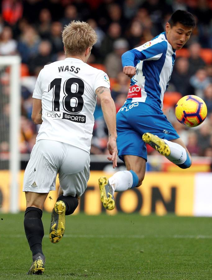 Estas son las mejores fotos del partido de la jornada 24 de LaLiga disputado en Mestalla