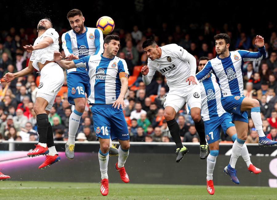 Estas son las mejores fotos del partido de la jornada 24 de LaLiga disputado en Mestalla