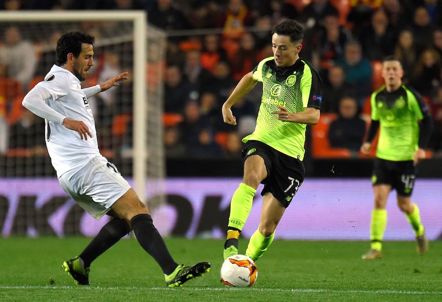 Las mejores fotos del partido de vuelta de dieciseisavos de Europa League disputado en Mestalla