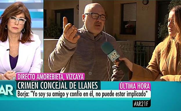 La discusión en directo de Ana Rosa Quintana y un amigo del detenido por el crimen de Llanes