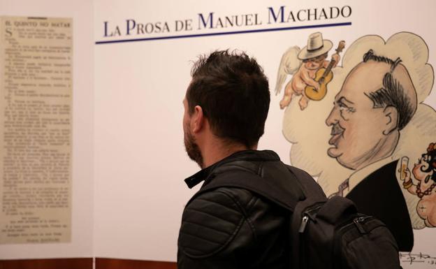 Exposición dedicada a los hermanos Machado, en Sevilla.