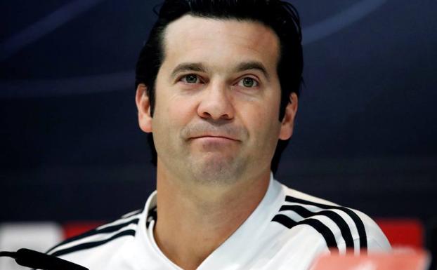 El técnico argentino del Real Madrid, Santiago Solari.