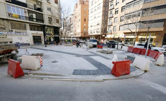 La nueva plaza peatonal. 