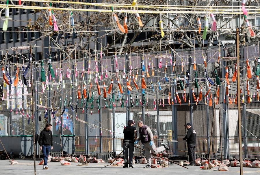 Fotos: Mascletà del 1 de marzo de las Fallas 2019