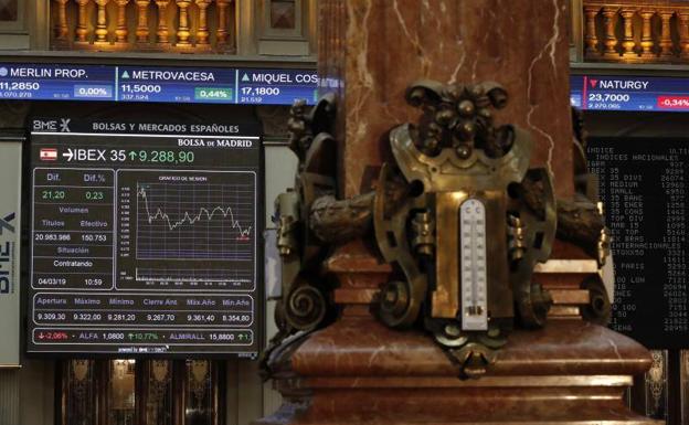 El Ibex-35 se queda a las puertas de los 9.300 pese al apoyo de los grandes bancos