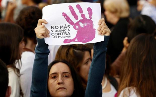 Manifestación contra la violencia machista.