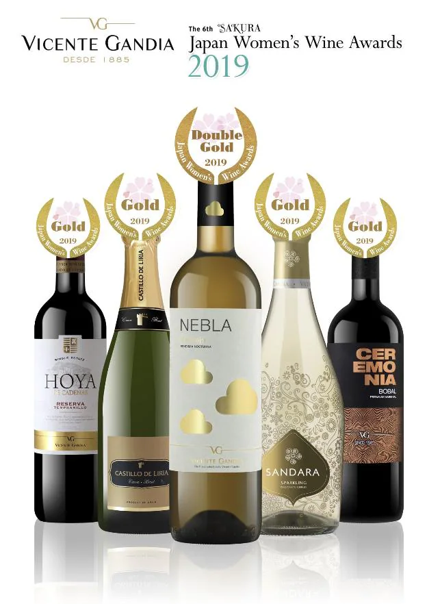 Vinos premiados en Japón. 