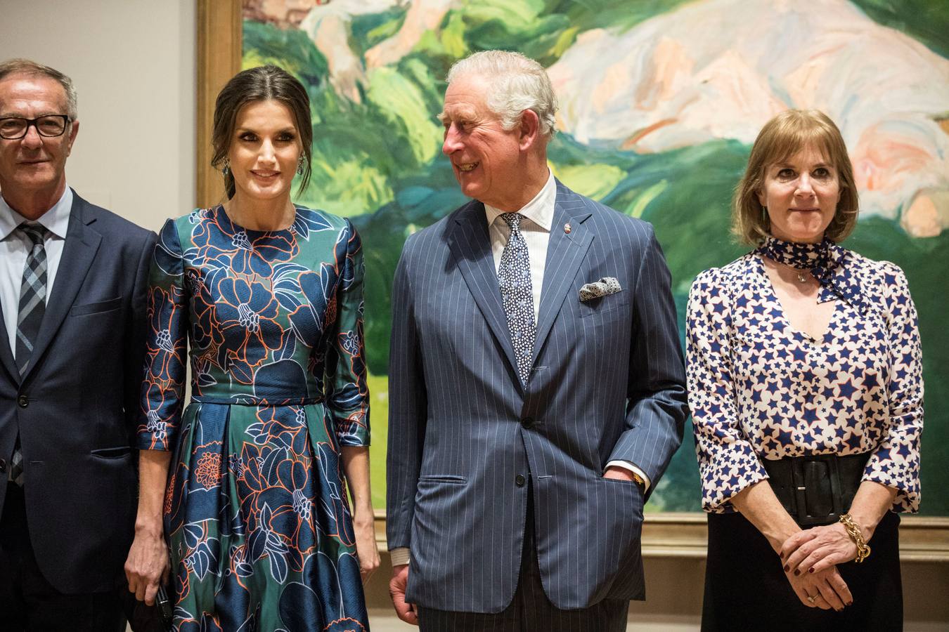 Fotos: La reina Letizia y el príncipe Carlos de Inglaterra inauguran exposición de Sorolla en la National Gallery