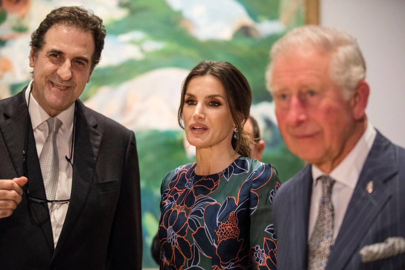 Fotos: La reina Letizia y el príncipe Carlos de Inglaterra inauguran exposición de Sorolla en la National Gallery