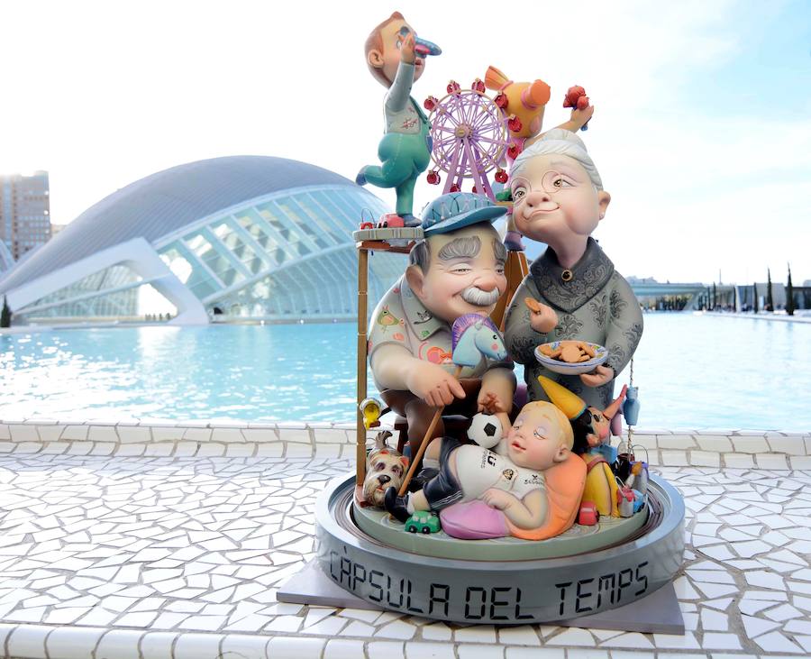 Fotos: Ninot indultat infantil de las Fallas 2019: La Falla Císcar-Burriana salva de la cremà de &#039;Cápsula del tiempo&#039;