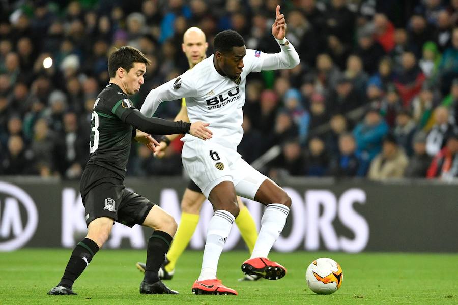 Estas son las fotos que deja el partido de vuelta de octavos de Europa League en el Estadio FC Krasnodar