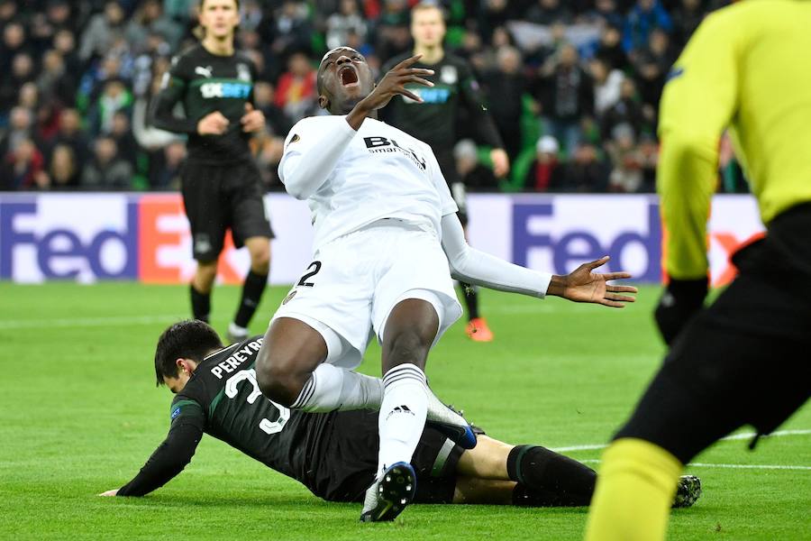 Estas son las fotos que deja el partido de vuelta de octavos de Europa League en el Estadio FC Krasnodar