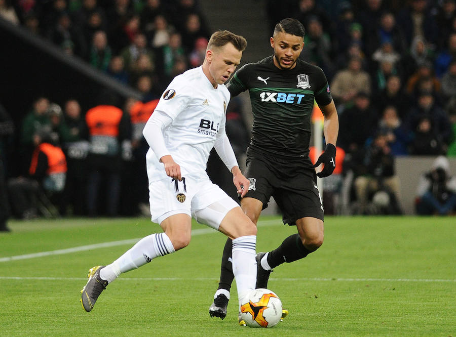 Estas son las fotos que deja el partido de vuelta de octavos de Europa League en el Estadio FC Krasnodar