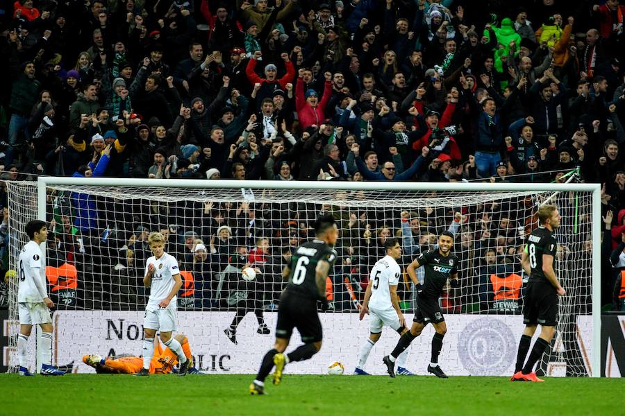 Estas son las fotos que deja el partido de vuelta de octavos de Europa League en el Estadio FC Krasnodar