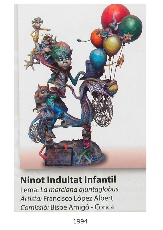 Conoce los ninot indultats infantiles de las Fallas desde 1963 hasta la actualidad. Las fotos de Junta Central Fallera muestran cómo han evolucionado los monumentos que se han salvado del fuego. 