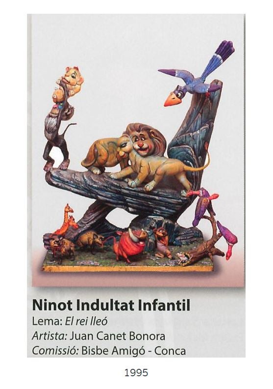 Conoce los ninot indultats infantiles de las Fallas desde 1963 hasta la actualidad. Las fotos de Junta Central Fallera muestran cómo han evolucionado los monumentos que se han salvado del fuego. 