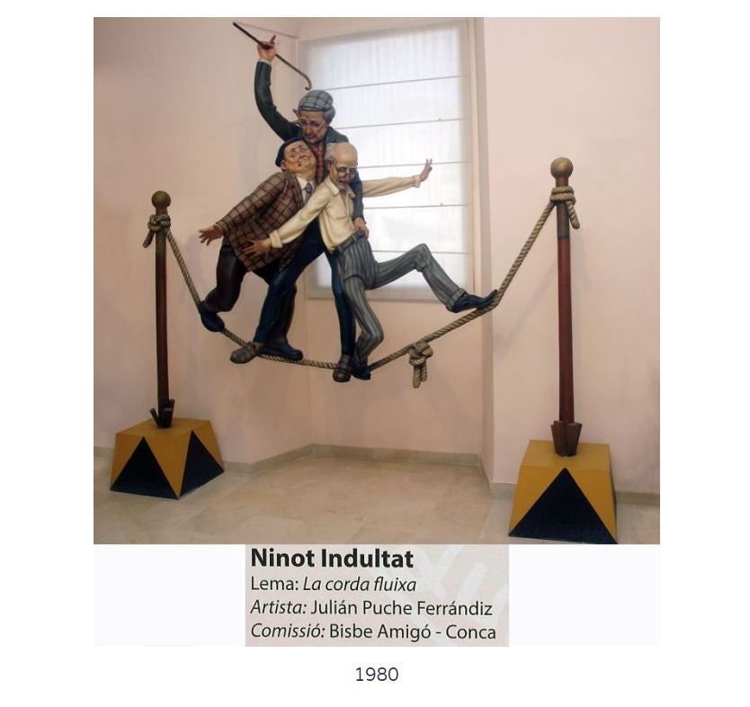 Conoce los ninot indultats de las Fallas en los últimos 79 años. Las fotos de Junta Central Fallera muestran cómo han evolucionado los monumentos que se han salvado del fuego. También puedes ver cuáles fueron  todos los ninots indultats de las fallas infantiles  desde 1963.