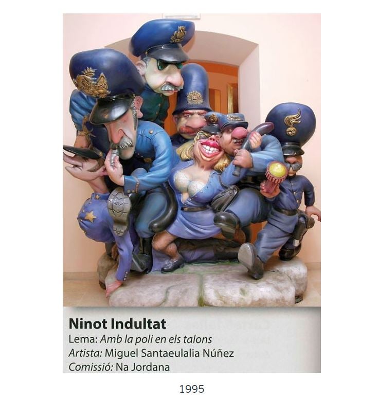 Conoce los ninot indultats de las Fallas en los últimos 79 años. Las fotos de Junta Central Fallera muestran cómo han evolucionado los monumentos que se han salvado del fuego. También puedes ver cuáles fueron  todos los ninots indultats de las fallas infantiles  desde 1963.