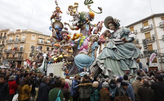 Falla Convento, ganadora en 2018. 