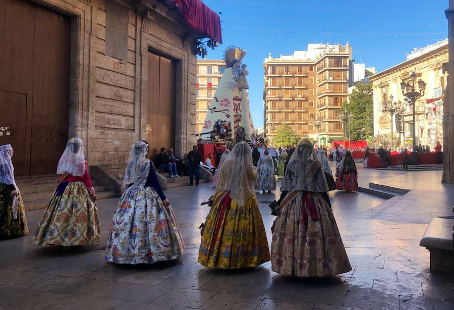 Fotos: Fallas 2019: Segundo día de la Ofrenda a la Virgen de los Desamparados