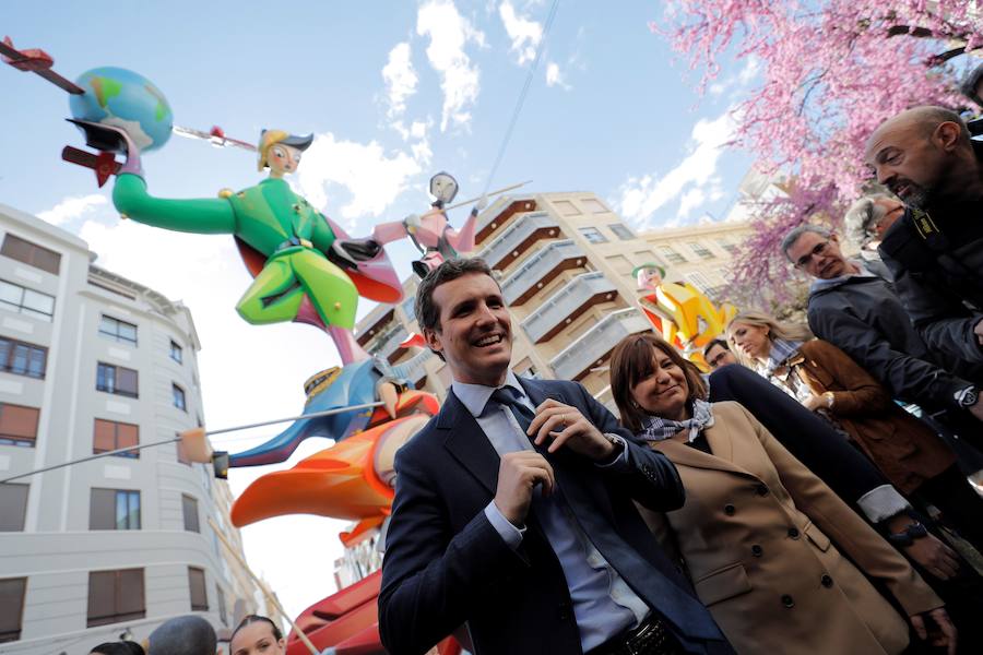 Fotos: Pablo Casado visita las Fallas