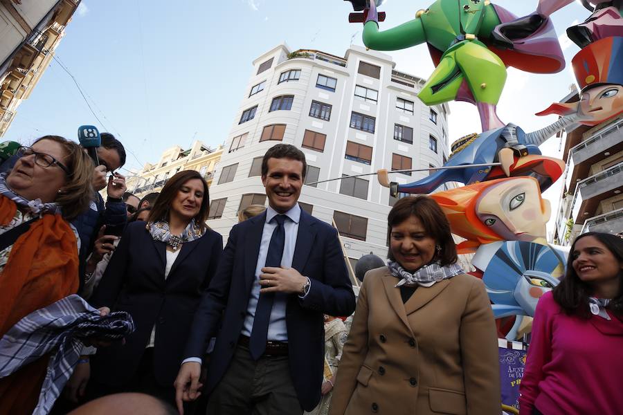 Fotos: Pablo Casado visita las Fallas