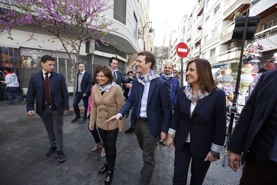 Fotos: Pablo Casado visita las Fallas