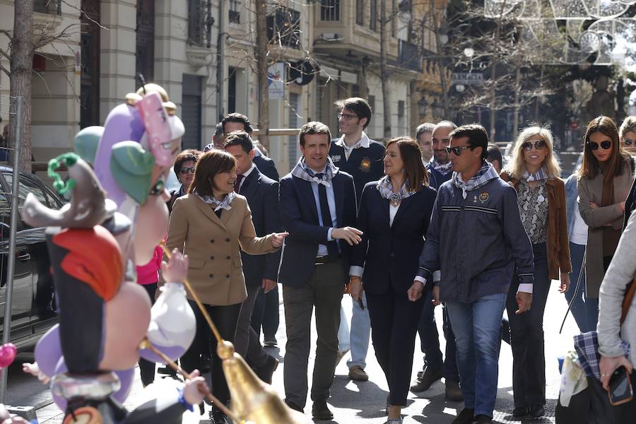 Fotos: Pablo Casado visita las Fallas