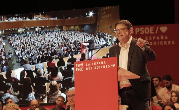 Ximo Puig, en Alicante. 