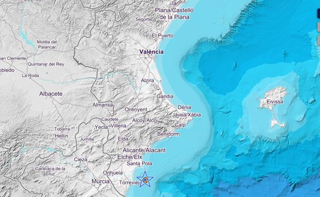 Seísmo de cuatro grados en la escala de Richter se siente en Alicante y Valencia.