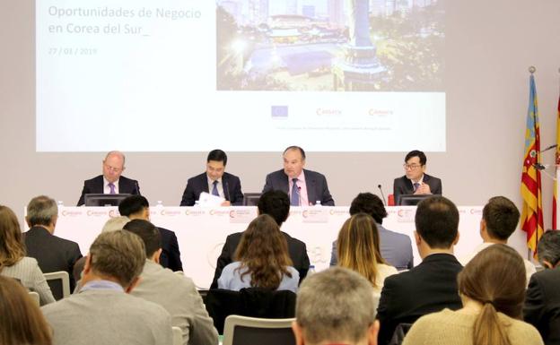 Conferencia sobre oportunidades de negocio en Corea del Sur en Cámara Valencia.