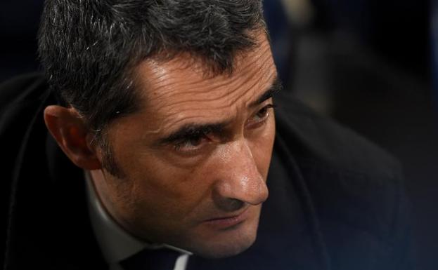 Ernesto Valverde, entrenador del Barcelona. 