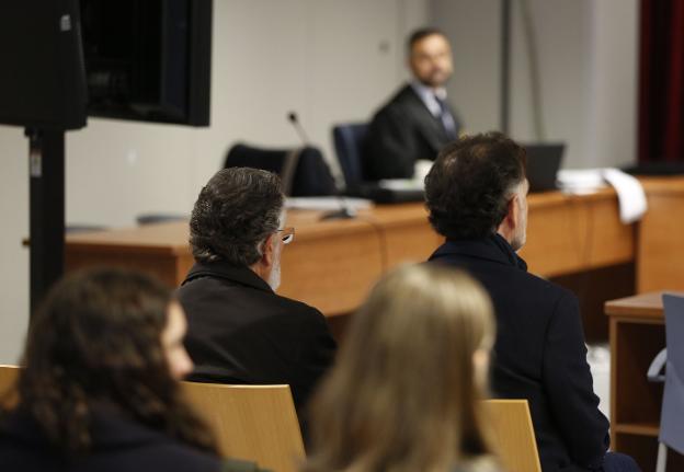 Un momento del juicio a Alfonso Grau. 