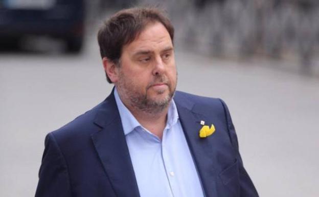 Oriol Junqueras, candidato de ERC en las elecciones generales. 