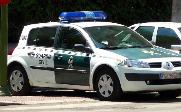 Un vehículo de la Guardia Civil. 