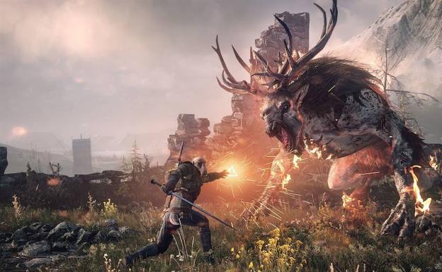 Imagen del videojuego basado en las aventuras de Geralt de Rivia