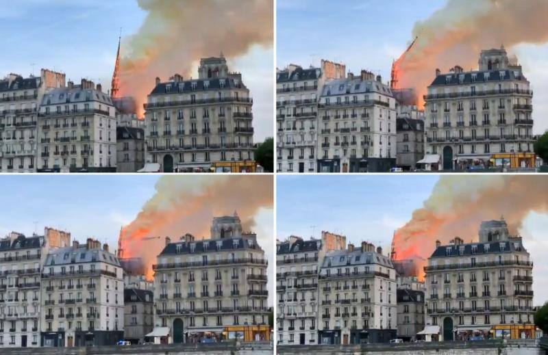 Dos tercios de la techumbre de la catedral de París se han quemado con el incendio del 15 de abril de 2019