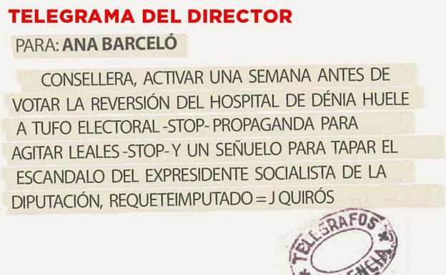 Telegrama para Ana Barceló