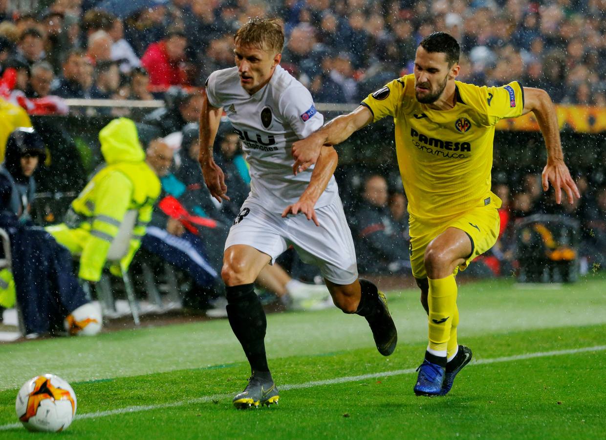 El Valencia CF jugará las semifinales de la Europa League 2018-2019 ante el Arsen de Unai Emery. El equipo de Marcelino superó en la vuelta en Mestalla por 2-0 al Villarreal, en unos cuartos de final encarrilados con el 1-3 de la ida.